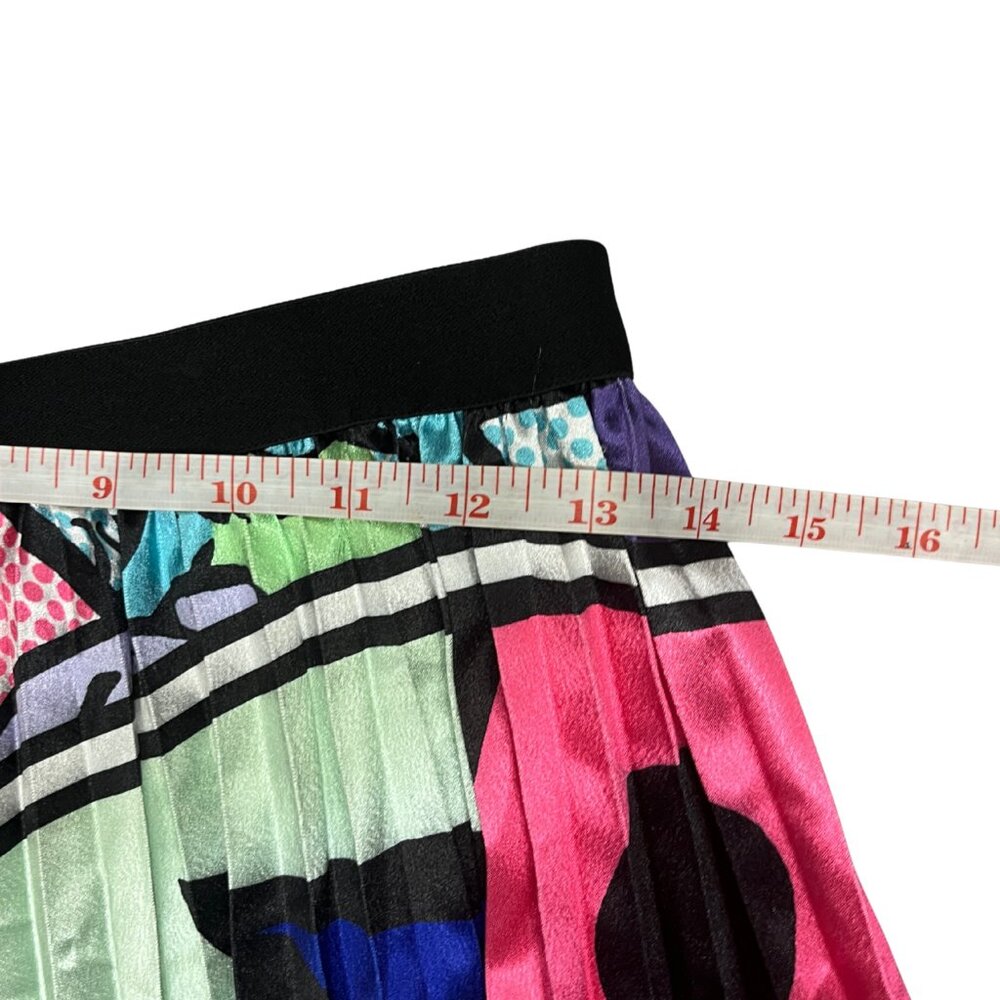 Sesame Street Women's Pleated Maxi Skirt Size L/XL Graphic Elmo Oscar Retro - Picture 5 of 8